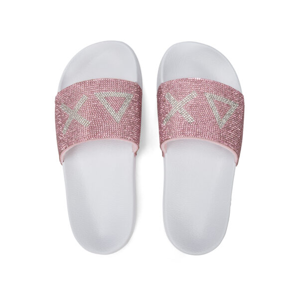 SLIPPERS LOGO STRASS - X35205