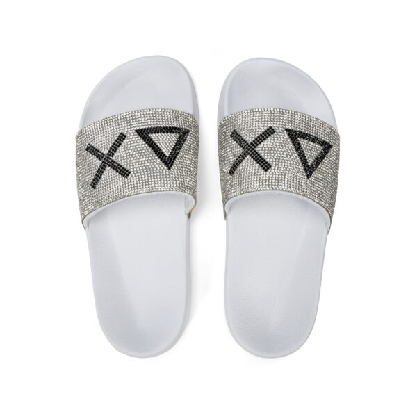 SLIPPERS LOGO STRASS - X35205