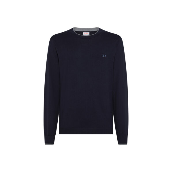 ROUND SWEATER DOUBLE RIB L/S - K45141