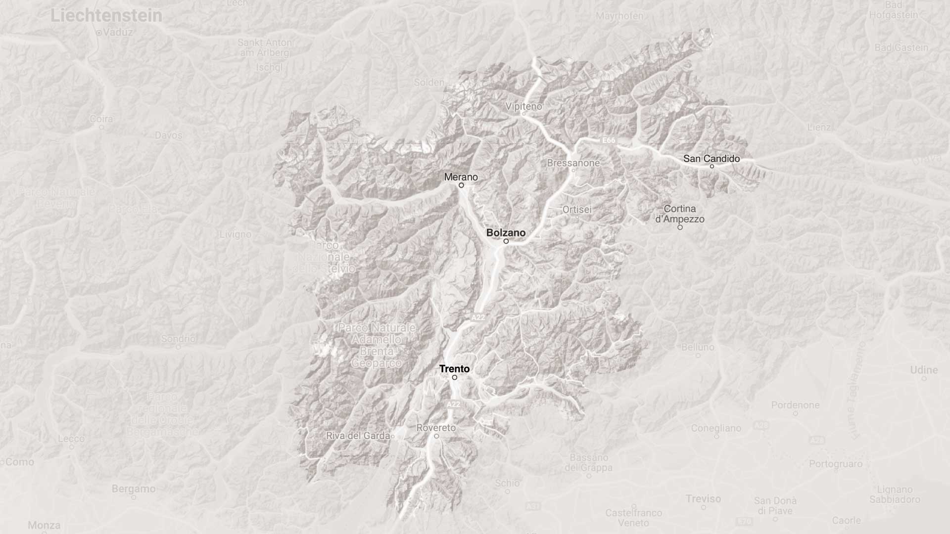 Mappa negozi Red Panda Trentino Alto Adige